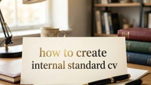 How to Create an International Standard CV